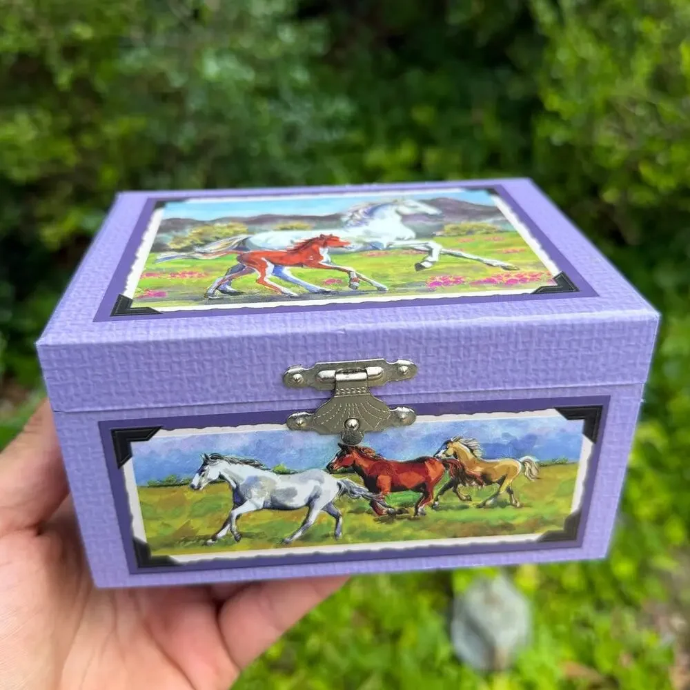 Horse Musical Jewelry Box